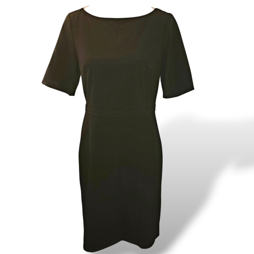 ANN TAYLOR Classic Black Sheath Dress